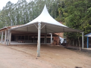 TENDA CHAPÉU DE BRUXA 10X10 BRANCA