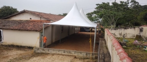 TENDA CHAPÉU DE BRUXA 5X5MTS BRANCA